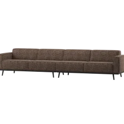 Woood Statement Xl 4-Zits Bank 372 Cm Bruin Melange