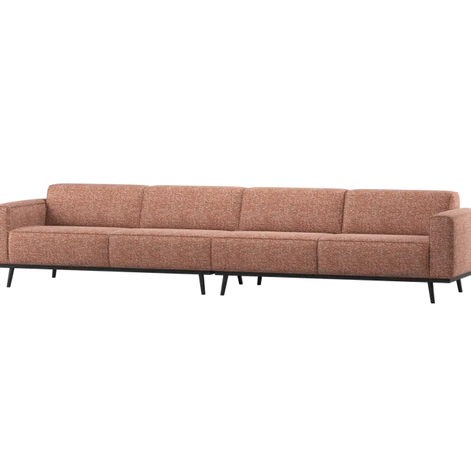 Woood Statement Xl 4-Zits Bank 372 Cm Terra Melange