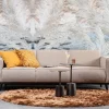 Woood Statement 3-zits bank 230 cm bouclé nougat