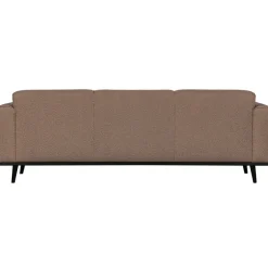 Woood Statement 3-zits bank 230 cm bouclé nougat