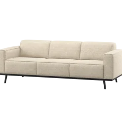 Woood Statement 3-Zits Bank 230 Cm Beige Melange