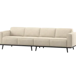 Woood Statement 4-Zits Bank 280 Cm Beige Melange