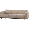 Woood Statement 3-Zits Bank 230 Cm Lichtbruin Melange