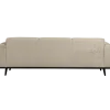Woood Statement 3-zits bank 230 cm structure velvet wheatfield