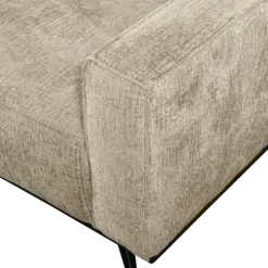 Woood Statement 3-zits bank 230 cm structure velvet wheatfield