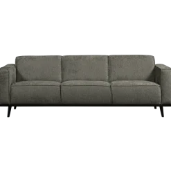 Woood Statement 3-zits bank 230 cm structure velvet frost