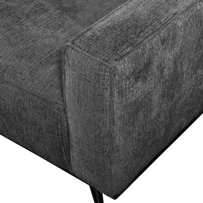 Woood Statement 3-zits bank 230 cm structure velvet mountain