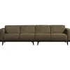Woood Statement 4-zits bank 280 cm structure velvet bonsai