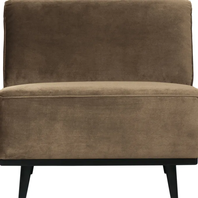 Woood Statement 1-zits element fluweel taupe