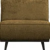 Woood Statement 1-zits element structure velvet brass