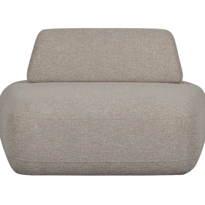 Woood Sterck fauteuil met verplaatsbare rugleuning naturel