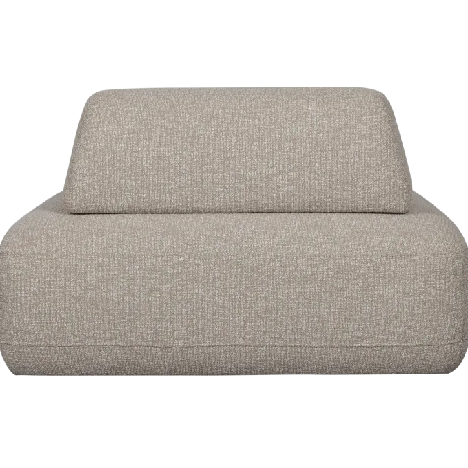 Woood Sterck fauteuil met verplaatsbare rugleuning naturel