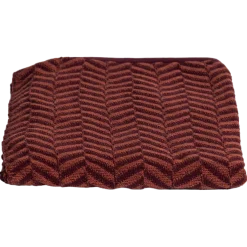 Woood Suna Plaid 130x170 Cm Katoen Bordeauxrood/Paars