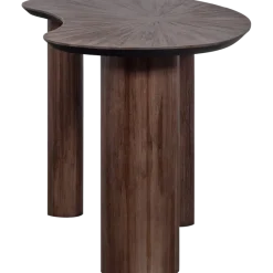 Woood Sun organische sidetable/bureau recycled teak bruin