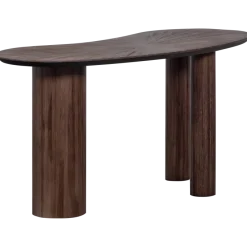 Woood Sun organische sidetable/bureau recycled teak bruin