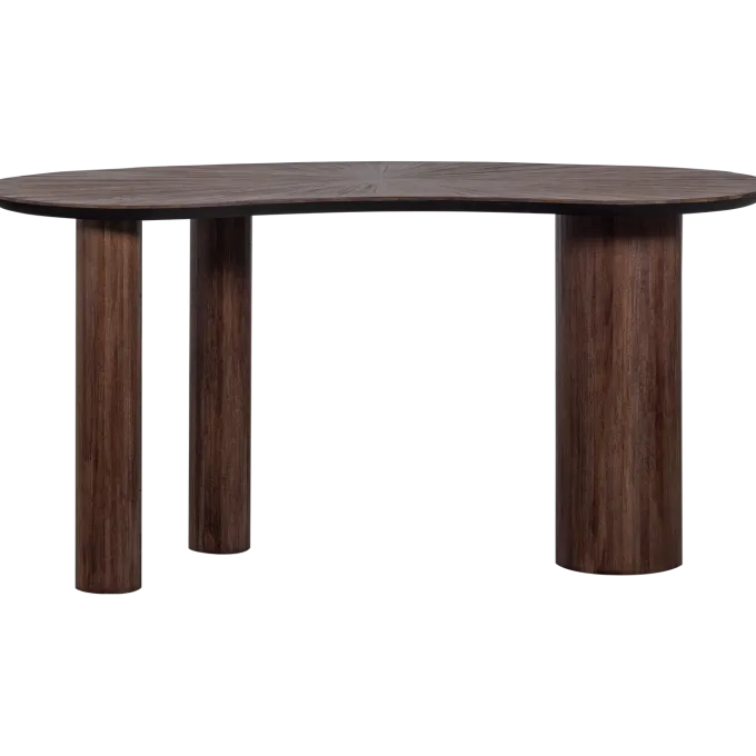 Woood Sun organische sidetable/bureau recycled teak bruin
