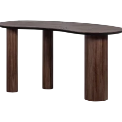 Woood Sun organische sidetable/bureau recycled teak bruin