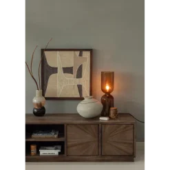 Woood Sun tv meubel met open vak recycled teak bruin