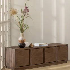 Woood Sun tv meubel recycled teak bruin