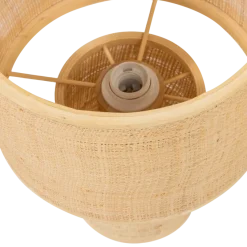 Woood Syro Tafellamp Raffia Naturel 38xo28 Cm
