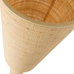 Woood Syro Vloerlamp Raffia Naturel 130xo30 Cm