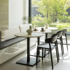 Woood Tablo bistro tafel tussenstuk vingerlas 80x68cm dakargrau [fsc]