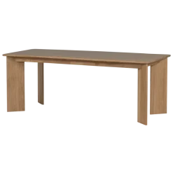 Woood Tablo Eettafel Afgerond Dl 180x100 Cm Transparant [fsc]