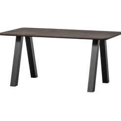 Woood Tablo eettafel afgerond vingerlas 160x90cm mystic brown [fsc]