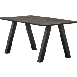 Woood Tablo eettafel afgerond vingerlas 160x90cm mystic brown [fsc]