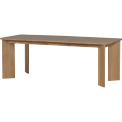 Woood Tablo Eettafel Afgerond Dl 220x100 Cm Transparant [fsc]
