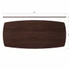 Woood Tablo eettafel deens ovaal vl 220x100cm mystic brown [fsc]