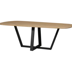 Woood Tablo eettafel organisch dl 220x100cm transparant [fsc]