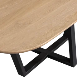 Woood Tablo eettafel organisch dl 220x100cm transparant [fsc]