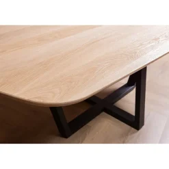 Woood Tablo eettafel organisch dl 220x100cm transparant [fsc]