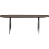 Woood Tablo eettafel ovaal vingerlas 220x90cm mystic brown [fsc]