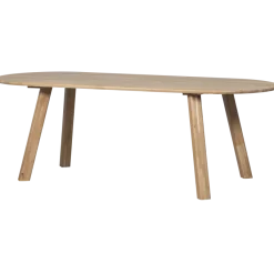 Woood Tablo eettafel ovaal vingerlas 220x90cm transparant [fsc]