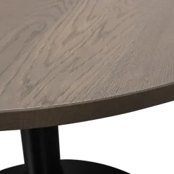 Woood Tablo eettafel ovaal vingerlas 220x90cm pebble grey/zwart [fsc]