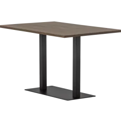 Woood Tablo eettafel recht vingerlas 120x80cm cashmere brown [fsc]