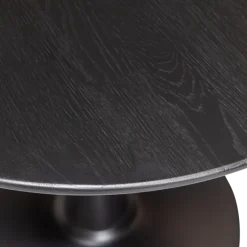 Woood Tablo eettafel rond vingerlas o80cm blacknight [fsc]