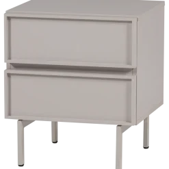 Woood Tours Ladekast/Nachtkastje 2 Lades Melamine/Mdf Zand