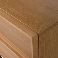 Woood Tours Ladekast/Nachtkastje 2 Lades Melamine/Mdf Naturel