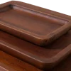 Woood Trayla Dienblad Mangohout Bruin - Set Van 3