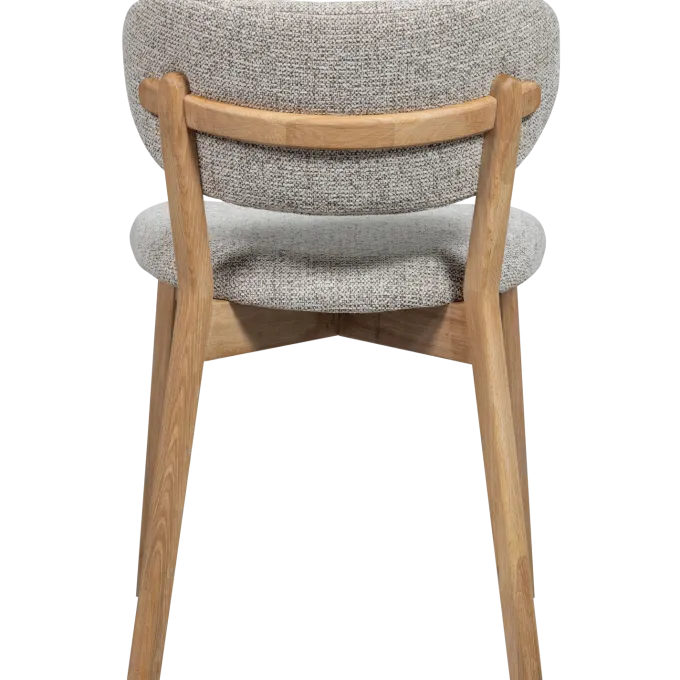 Woood Udar eetkamerstoel met houten frame naturel