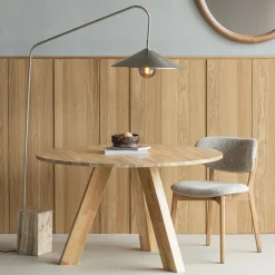 Woood Udar eetkamerstoel met houten frame naturel