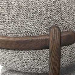 Woood Udar eetkamerstoel met houten frame donkerbruin