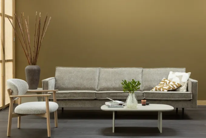 Woood Udar fauteuil met houten frame naturel