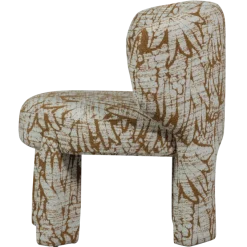 Woood Upke fauteuil met dessin naturel/bruin