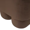 Woood Valen Poef Velvet Bruin [FSC]