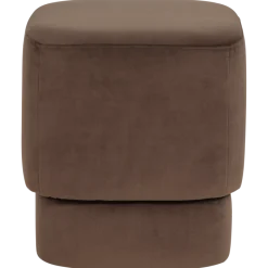 Woood Valen Poef Velvet Bruin [FSC]