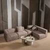 Woood Veluna Bijzettafel 51x40 Cm Hout Hoogglans Zand [fsc]